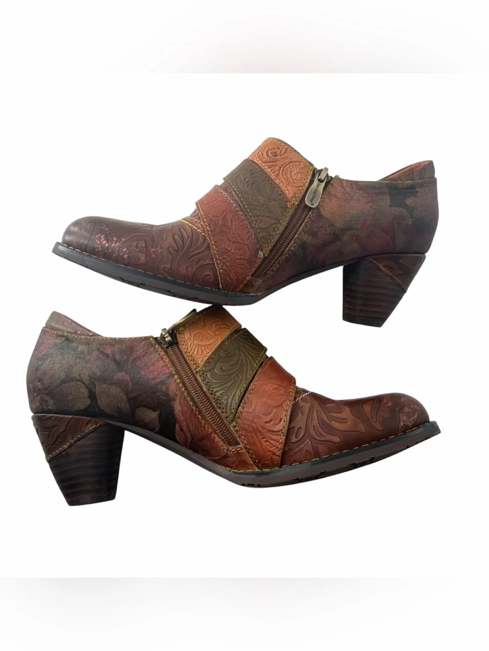 L’Artiste Leather Spring Step Shoes Boho Whimsigoth Cottagecore Western Sz 10.5